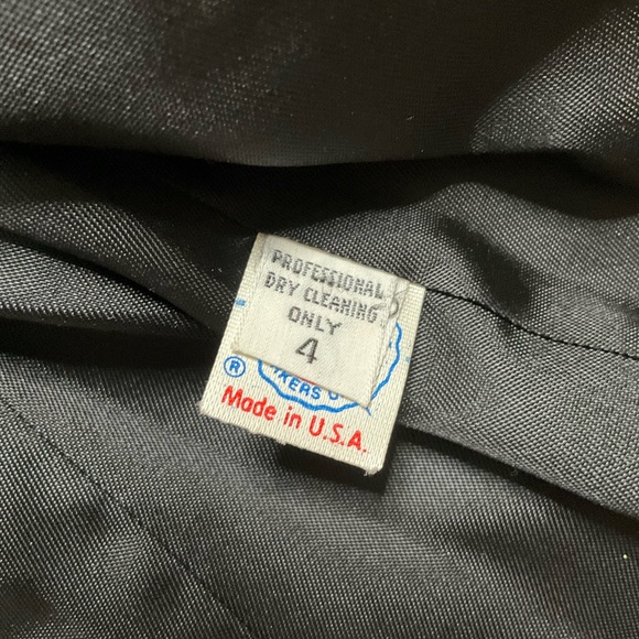 Vintage Sottana David Lohman Womens Sophisticated Velvet Blazer SZ 4 Whimsigoth - Picture 5 of 6